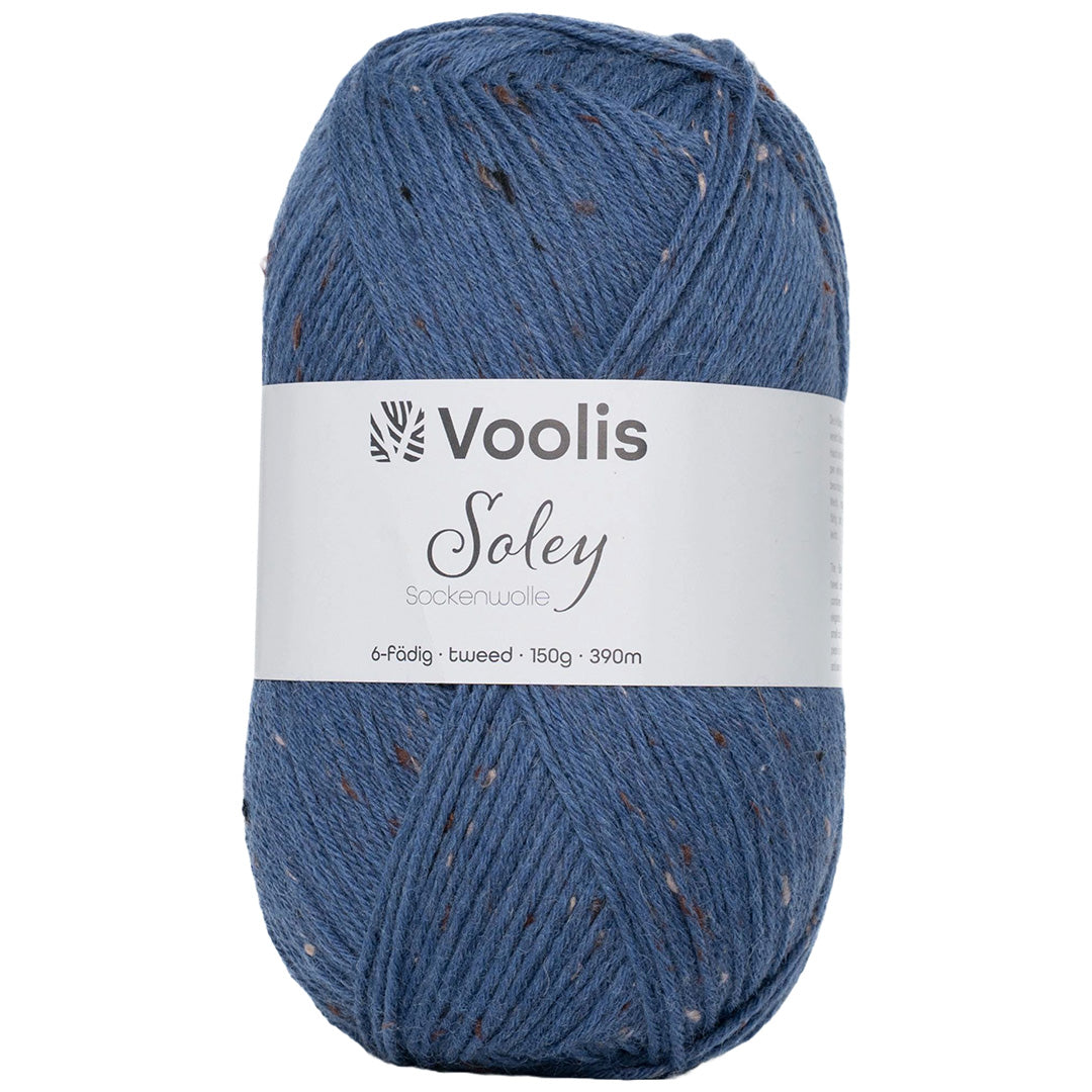 Voolis Sockenwolle 6-fädig Tweed 150g