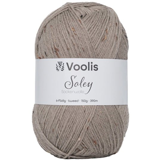 Voolis Sockenwolle 6-fädig Tweed 150g