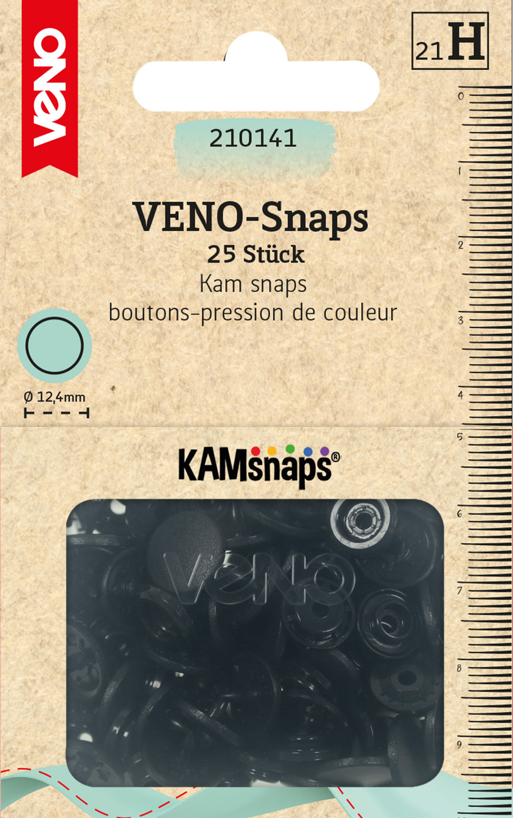 KAMSnaps Druckknöpfe - 12,4mm