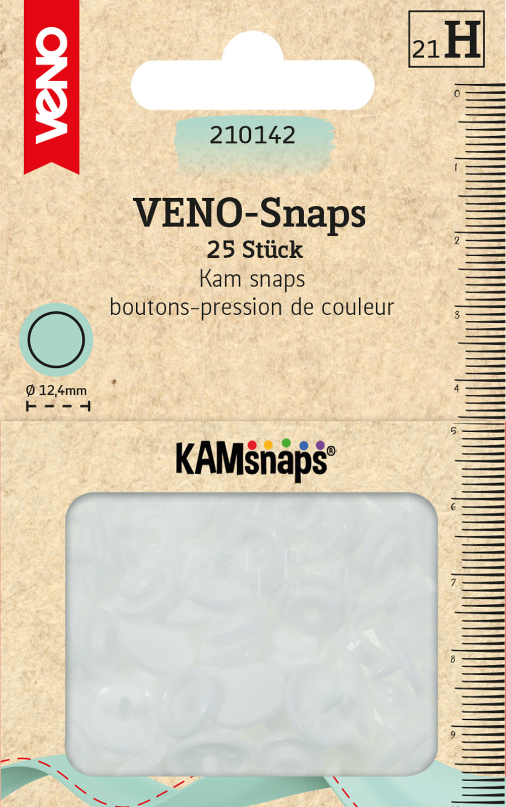 KAMSnaps Druckknöpfe - 12,4mm