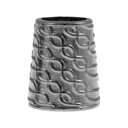 Kordelenden gunmetal