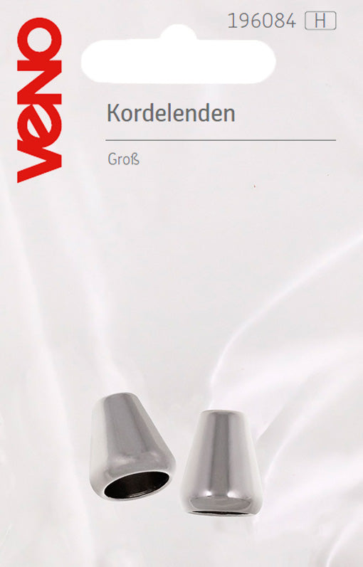Kordelenden Silber 7mm