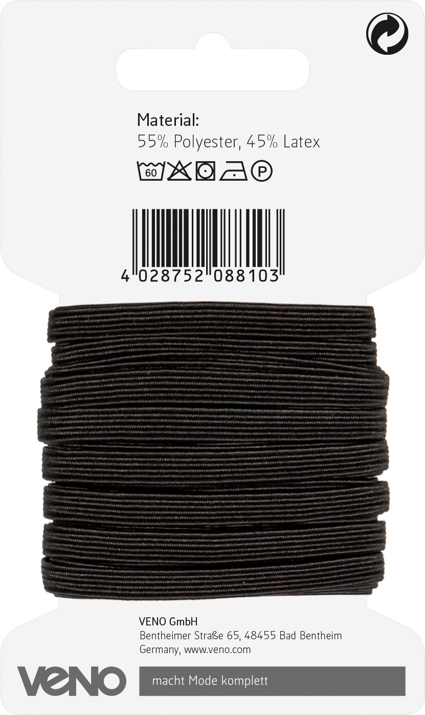 Standard Elastic 5mm schwarz