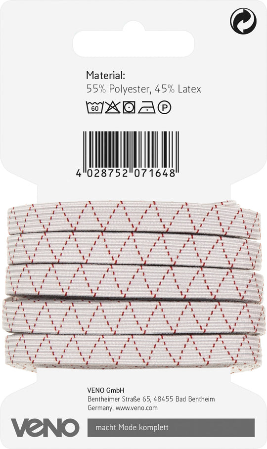 Super Elastic 8mm weiß