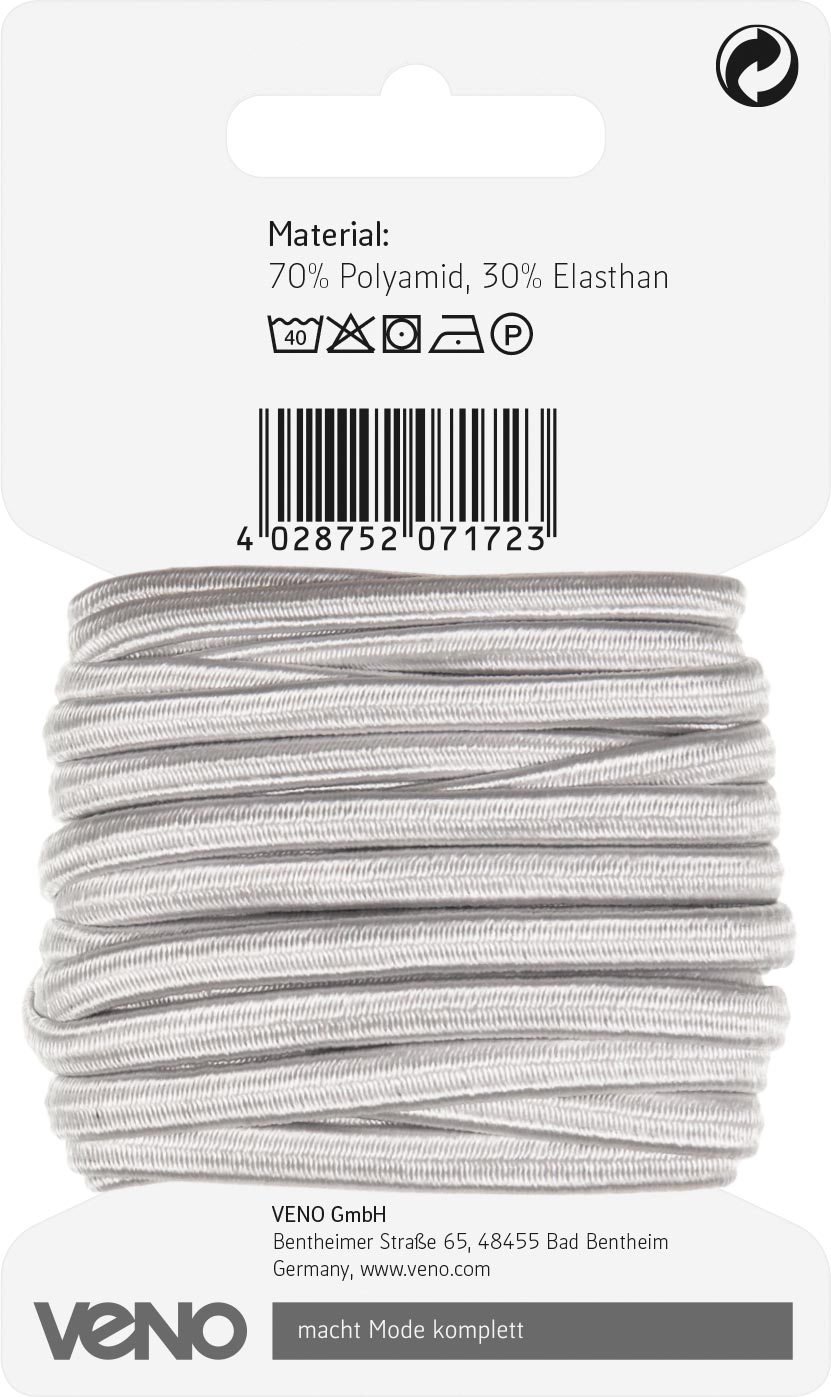 Kinder Elastic 5mm weiß