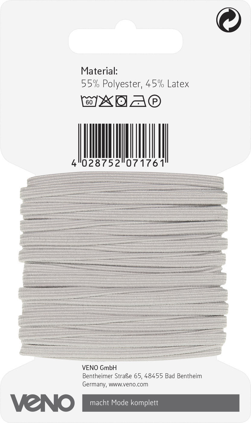 Schmal elastic 3,5mm weiß