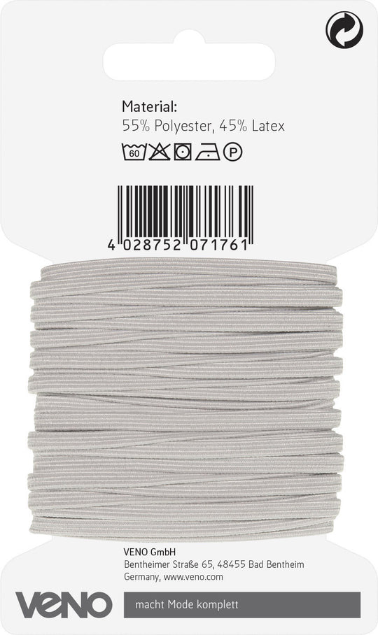 Schmal elastic 3,5mm weiß