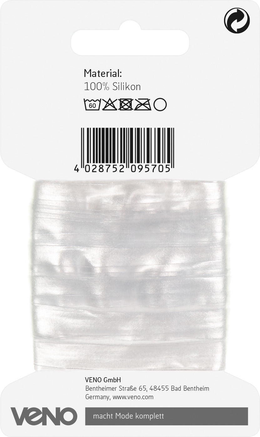 Transparent Elastic querstabil 8mm