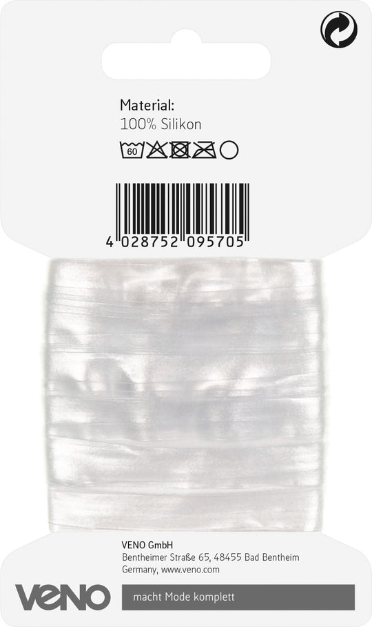 Transparent Elastic querstabil 8mm