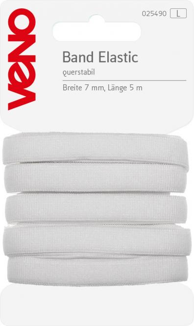 Band Elastic 7mm weiß