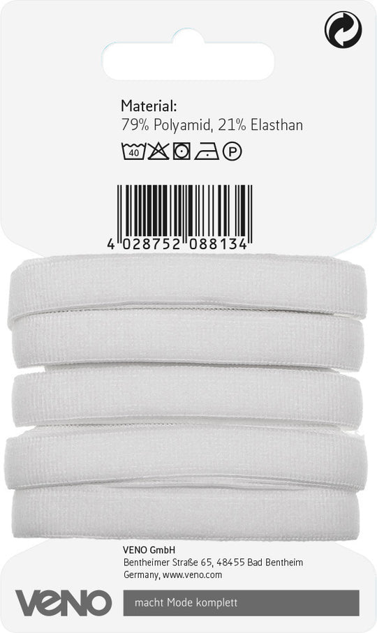 Band Elastic 7mm weiß