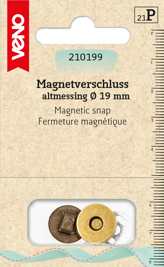Veno Magnet-Verschluss 19mm
