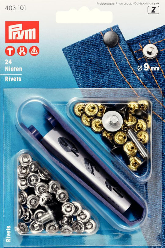 Prym - Nieten 9mm Bronze