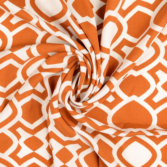 Viskose Twill - Kupfer Formen