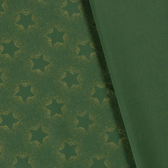 Baumwolle - Goldglitzer