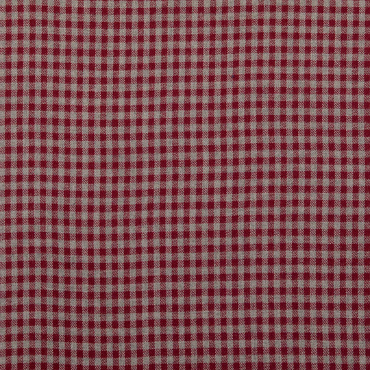 Flanell - Karo Rot/Grau