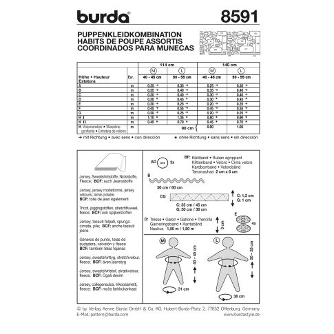 Burda Sewing Pattern 8591