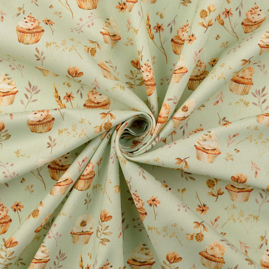Baumwolle - Cupcake Mint