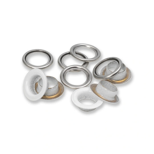 Ösen mit Scheiben 14mm Bunt