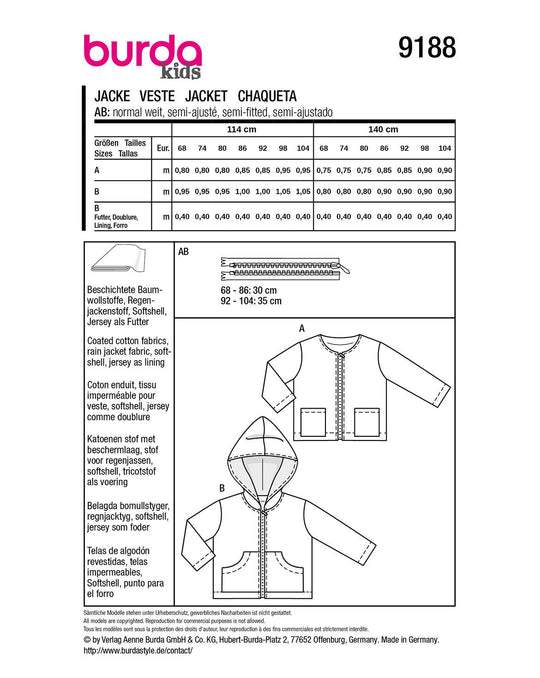 Burda Sewing Pattern 8100