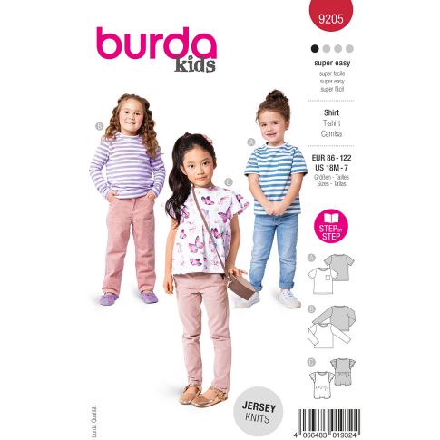 Burda Schnittmuster 9205