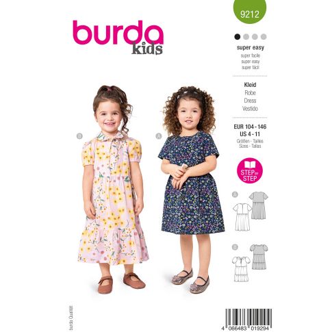 Burda Sewing Pattern 9212