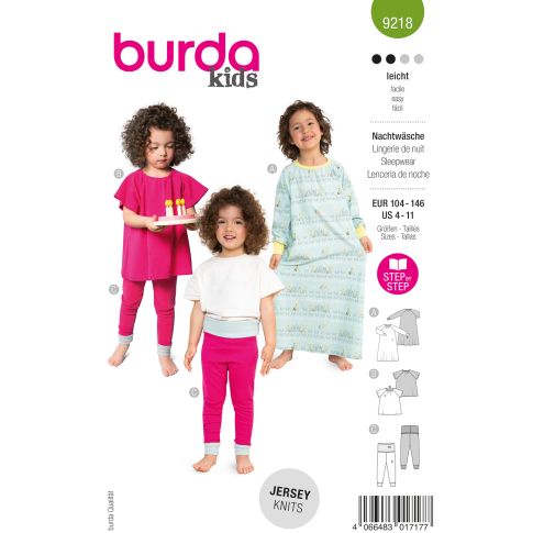 Burda Sewing Pattern 9218