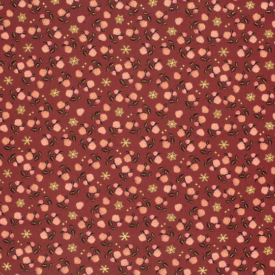 Baumwolle - Schneeflocke Rose