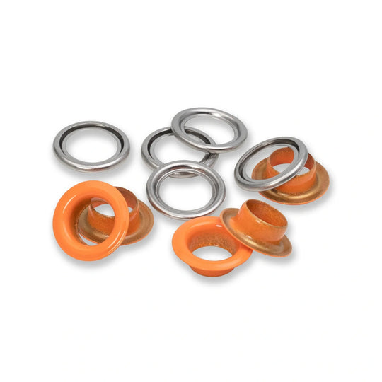 Ösen mit Scheiben 14mm Bunt