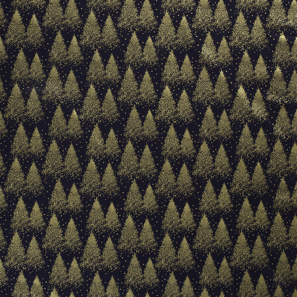 Baumwolle -  Goldbaum blau