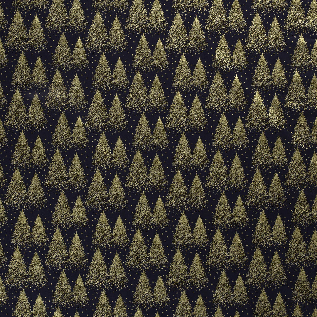 Baumwolle -  Goldbaum blau