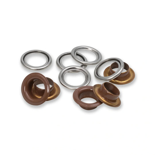Ösen mit Scheiben 14mm Bunt