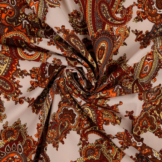 Strech Popeline - Paisley