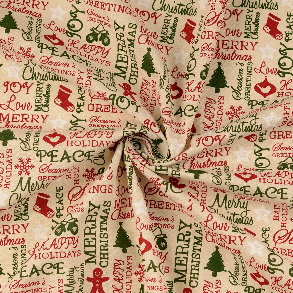 Baumwolle - Happy Holidays