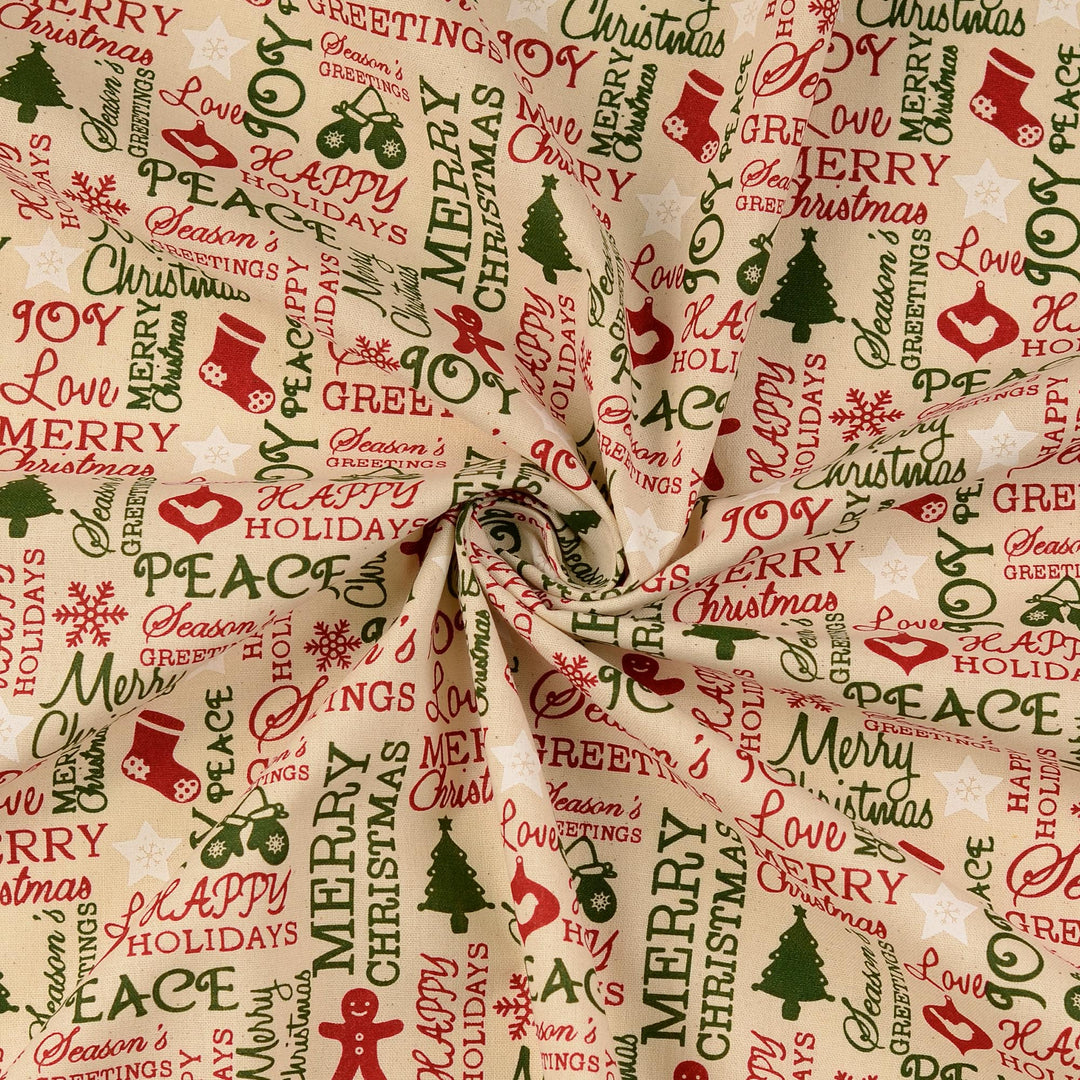 Baumwolle - Happy Holidays