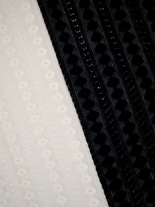 Boho Spitze - Schwarz