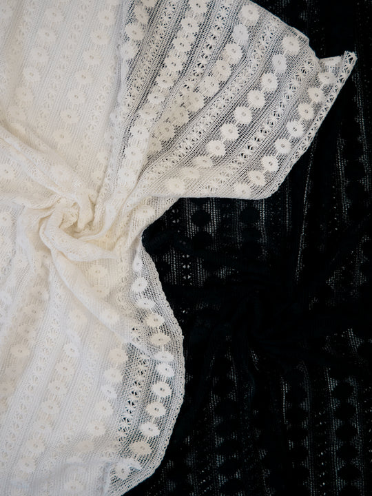 Boho Spitze - Weiß