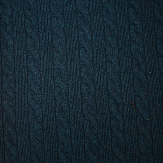 Strick - Zopf Blau