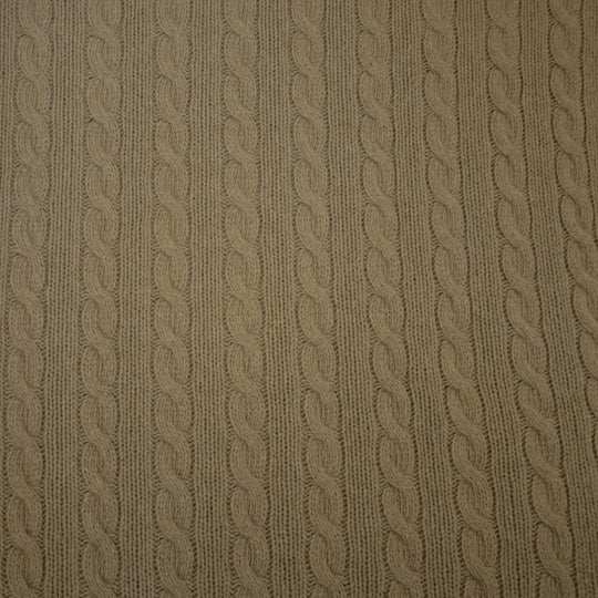 Strick - Zopf Braun