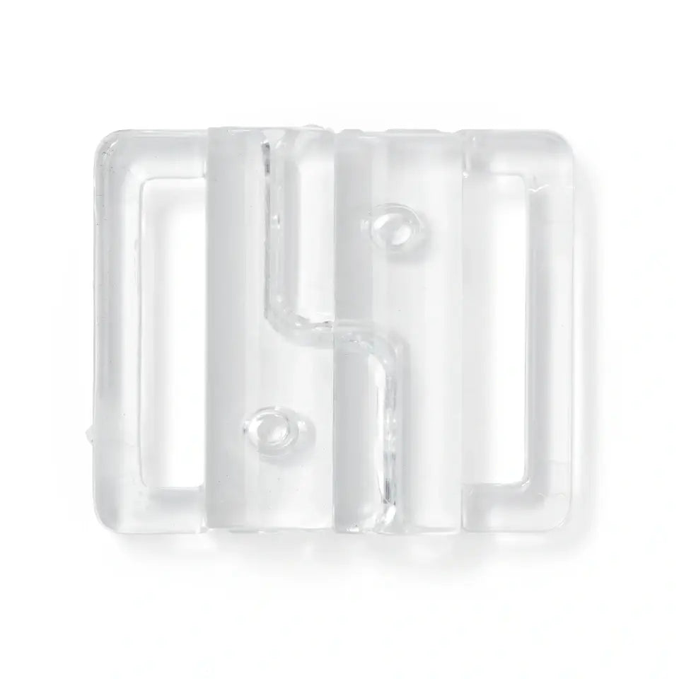 Bikiniverschluss 25mm transparent