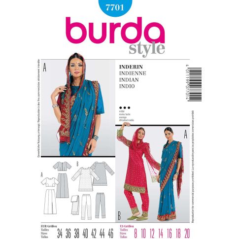Burda Sewing Pattern 7701