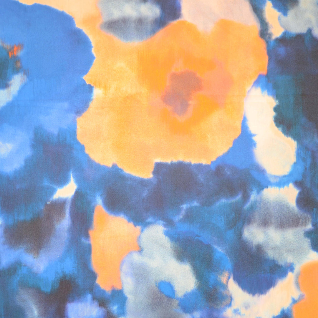 Baumwolle - Ombre Blue