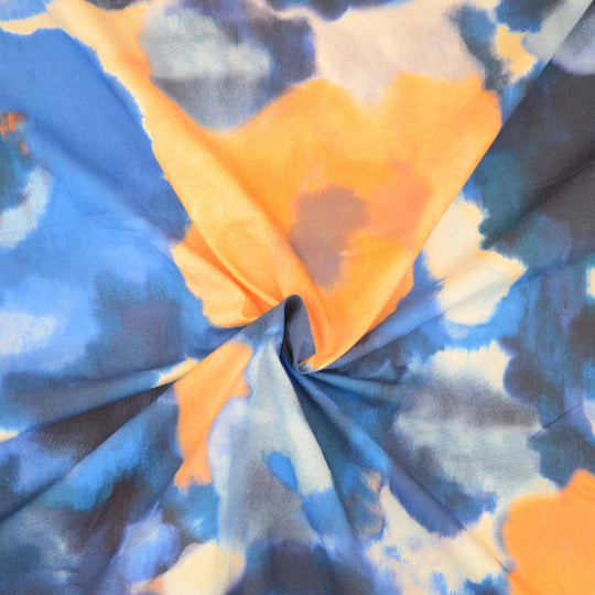 Baumwolle - Ombre Blue
