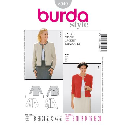 Burda Sewing Pattern 8949