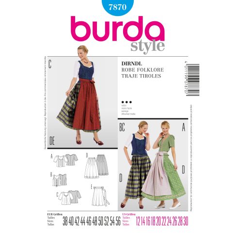 Burda Sewing Pattern 7870