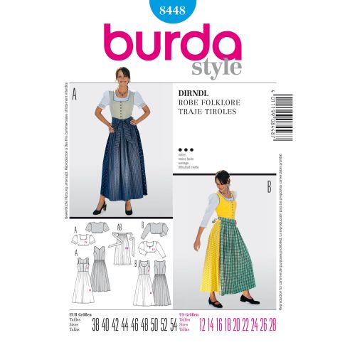 Burda Schnittmuster 8448