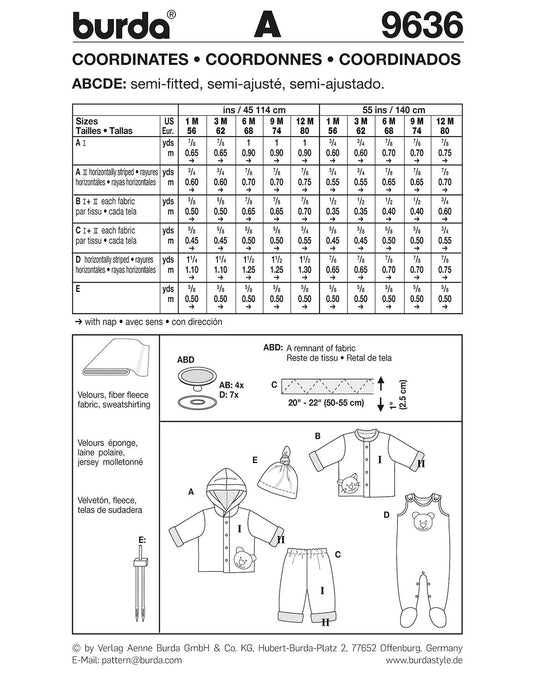 Burda Schnittmuster 9636