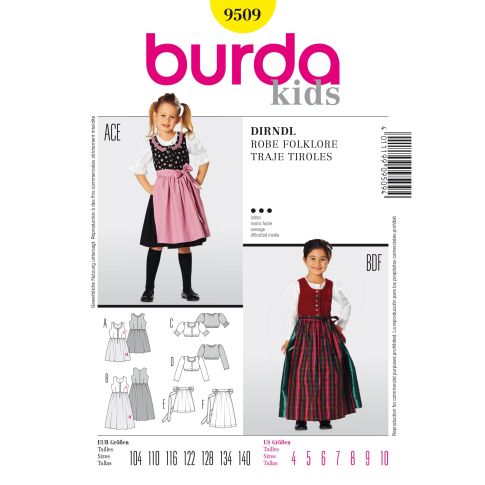 Burda Schnittmuster 9509