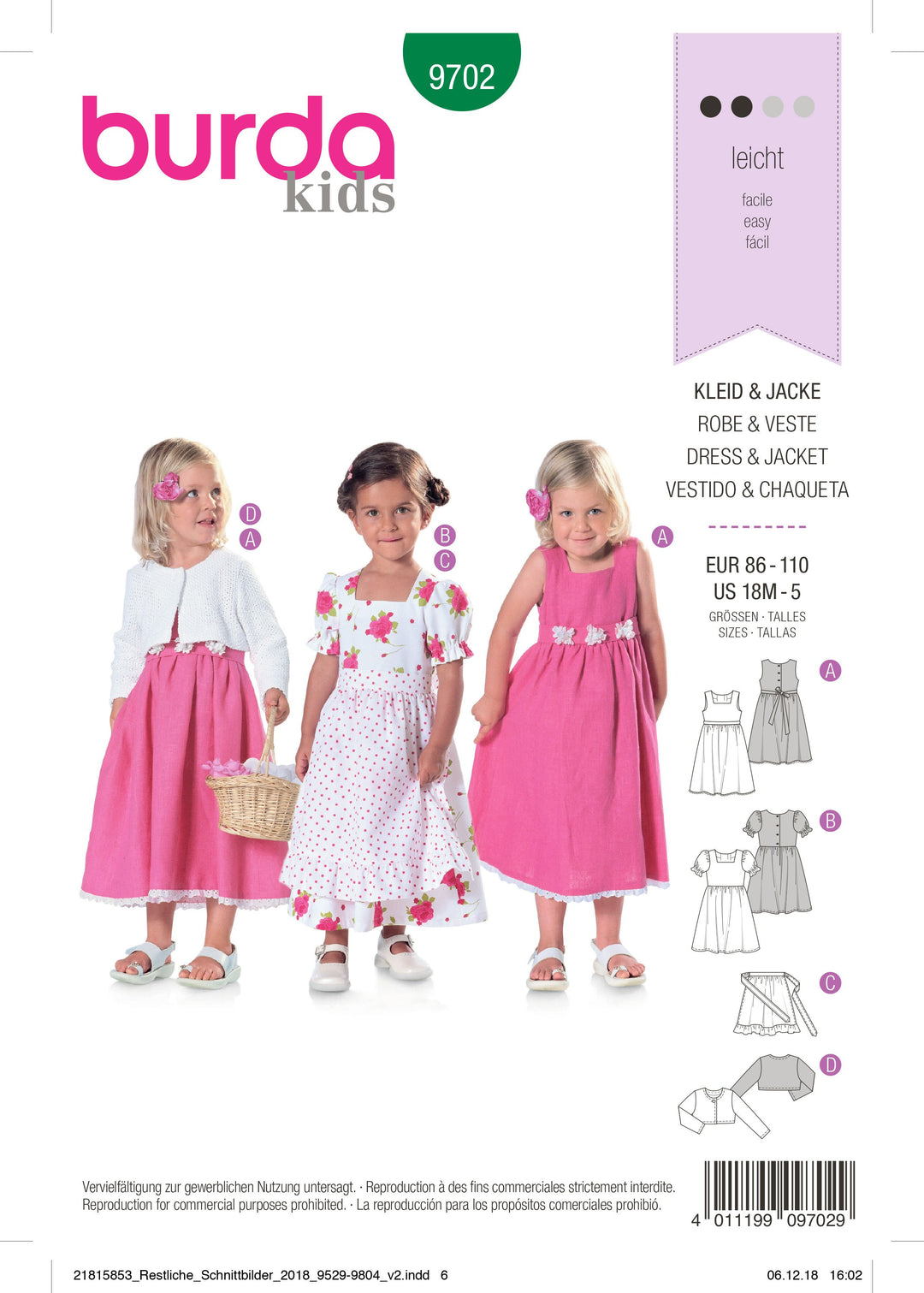 Burda Sewing Pattern 9702