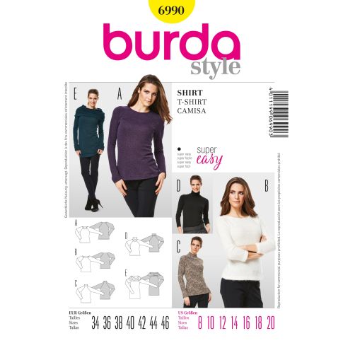 Burda Schnittmuster 6990
